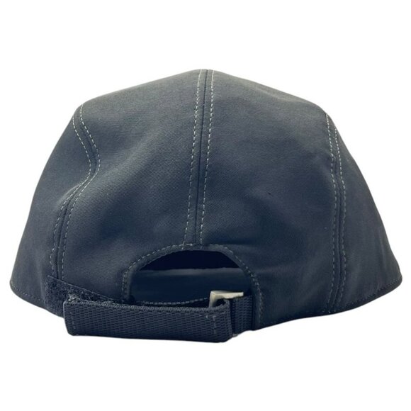 Prada 00\'s Logo Front Pocket Jet Cap L Black Y2 K Tech